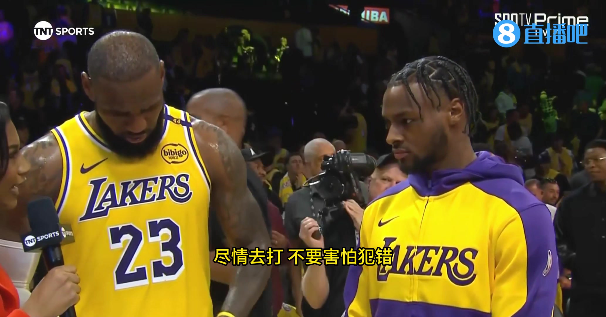 詹姆斯：NBA里只有450個球員，所以布朗尼的一切都得靠自己去爭取！